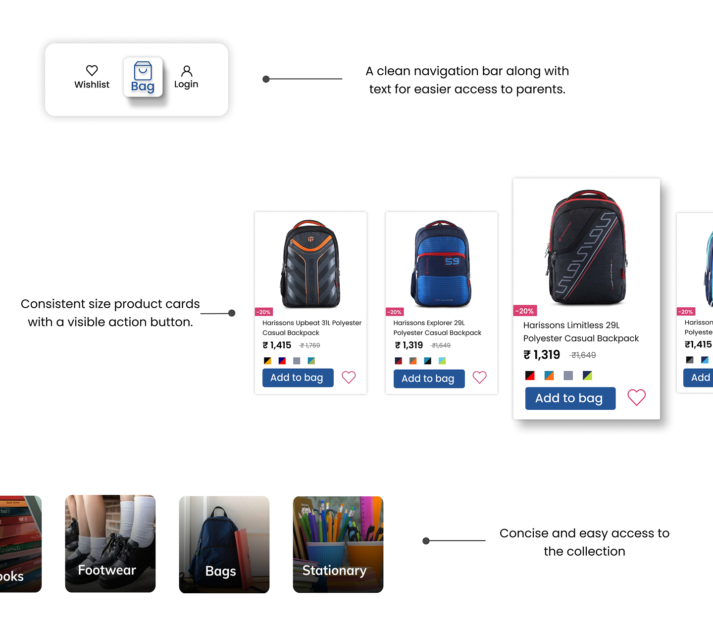 StudentKare user interface